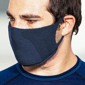 TRERE Social Mask Sportmaske Mund-Nasen-Bedeckung navy XS