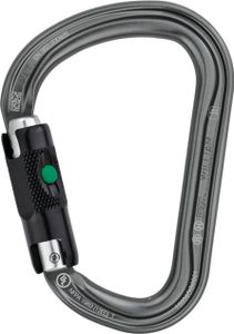 Petzl WILLIAM Karabiner HMS-Form : grau BALL-LOCK