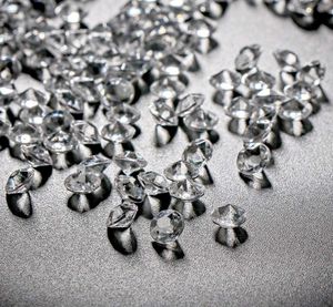 10000Stk Deko-Diamanten 6mm Farblos Diamantkristalle Transparent Kristall Dekosteine Tischdeko Diamanten Streudeko Hochzeit Dekoration