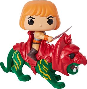 Masters of the Universe - He-Man on Battle Cat 84 Special Edition Flocked - Funko Pop! Rides - Vinyl Figur