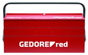 GEDORE red R20600073 Werkzeugkasten 5 Fächer 535x225x330 mm, 3301658