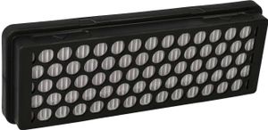 vhbw Staubsaugerfilter kompatibel mit Samsung SC6162, SC6161, SC6165, SC6163, SC6160, SC6146, SC6145 Staubsauger - HEPA Abluft-Filter Schwarz Weiß
