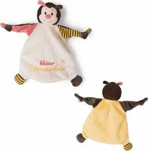 NICI 47134 Schmusetuch Biene Kleiner Sonnenschein 25x25cm, beige
