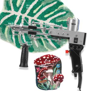 Tufting Gun,Tufting Pistole 7 – 21 mm Elektrische Tufting Machine Sekunde Tufting Kit Cut für Christmas Handwerk Teppich Kleidung Schwarz