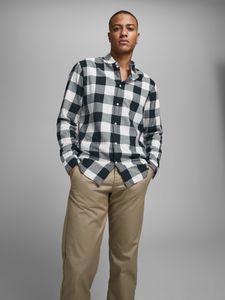 Jack & Jones Hemd Langärmliges GINGHAM TWILL SHIRT mit Hemdkragen