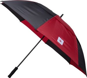 Mountain Warehouse - Golfový deštník pruhovaný MW417 (jedna velikost) (černá/červená)
