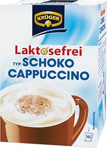 KRÜGER Cappuccino Czekolada zawiera kofeinę Bez laktozy 10x15g 4-pak