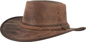Scippis Outdoor-Traveller Lederhut Henbury mit Kinnriemen