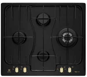 Electrolux RGG6243LOR Kochfeld mit 4 Brennern, 60 cm, Schwarz
