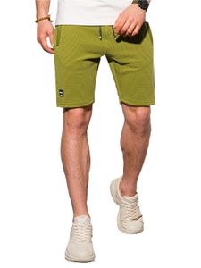 Ombre Herren Chino Shorts Kurzhose Kurze Hose Bermuda Slim Fit Sport Sommer Freizeit 8 Farben S-XXL W294 Olive M