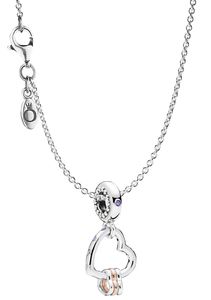 Pandora 75252 Halskette 925 Silber mit Charm Herzen Highlights