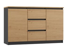 Komoda Malwa 2D3S/BA ANTRACYT ARTISAN