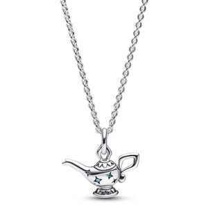 Pandora x Disney Halskette 45cm 392347C01 - Disney Aladdin - magische Lampe - 925 Sterling Silber mit Zirkonia 45