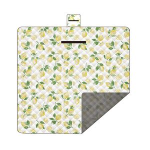 JDland Picknickdecke wasserdicht waschbar, Stranddecke Sandfrei XXL Campingdecke Strandmatte isoliert mit wasserdichter Unterseite (200 x 200 cm, Grün)