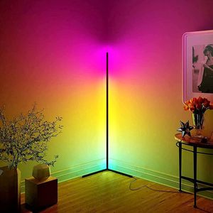 Dopwii 142cm LED Stehlampe Dimmbar 20W Stehleuchte mit Fernbedienung RGB Farbwechsel Lichtsaeule für Wohnzimmer, Schlafzimmer, Büro