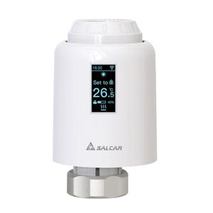 SALCAR Heizkörperthermostat Smart Home Digital Thermostat heizkörper elektronisch OLED-Display Kompatibel mit Alexa und Google Home