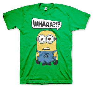 Minions - Whaaa?!? T-Shirt - Medium - Green