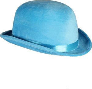 Flache Melone neon-blau Hutgröße: 59-60