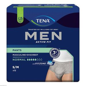 Tena Men Act.Fit Inkontinenz Pants Norm.S/m grau 4X12 St