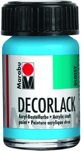 Marabu Acryllack "Decorlack" hellblau 15 ml im Glas