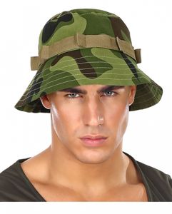 Camouflage Bucket Hat als Fischerhut