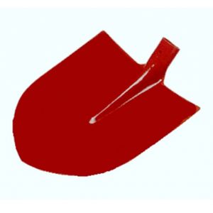 Frankfurter Schaufel Schippe Schöppe rot ohne Stiel 300 x 270mm