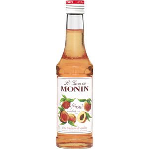 Monin Pfirsich Sirup 250 ml - Für Cocktail und Kaffee (1er Pack)