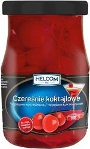 Červené koktailové čerešne 370g Helcom