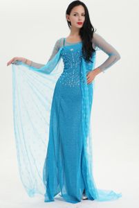Damen Kostüm Eiskönigin Frozen Elsa - Modell 2, Größe:S