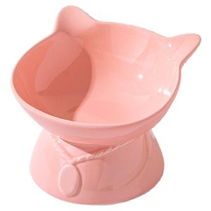 Futternapf Katze Erhöht Wassernapf Katzen - Katzennapf Keramik,(pink)