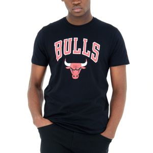 New Era - NBA Chicago Bulls Team Logo T-Shirt - black : XS Farbe: Schwarz Größe: XS