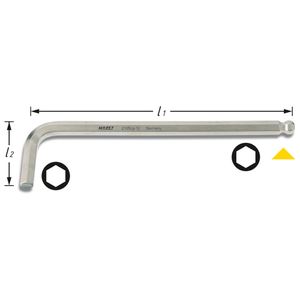 Winkelschraubendreher 2105LG-025 · s: 2.5 mm· Innen-Sechskant Profil Winkelschraubendreher 2105LG-025 · s: 2.5 mm· Innen-Sechskant Profil