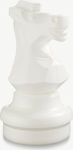 Ubergames - Schachfigur - Springer 45 cm - Weiß - Geeignet für Ubergames Schachspiel