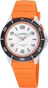 Calypso K5857/3 Armbanduhr Quarz Orange/Weiß