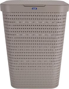 Rotho Wäschesammler Country, 55 L cappuccino