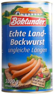 Böklunder Echte Land-Bockwurst 3kg