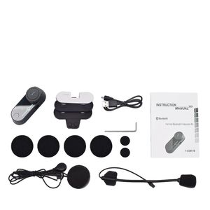 Motorrad-Bluetooth-Helm-Intercom, Freisprechkommunikation, kabellose Kopfhörer, VB-800 S und H Draht