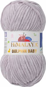 Strickfein Himalaya Dolphin Baby super Bulky Chenille Garn Wolle strickgarn 100 gr 80357 - mausgrau