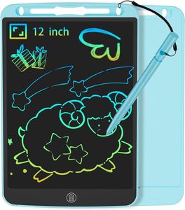 Zaubertafel LCD Schreibtafel 12 Zoll Kinder Maltafel Drawing Tablet Zeichentafel, (1 Stück), Digital Notepad Zeichentafel
