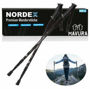 Turistické hole NORDEX trekingové hole teleskopické Nordic Walking ultralehké hliníkové