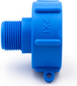 IBC Kunststoff Adapter S60x6 x 1 Zoll AG IBC Kunststoff Adapter S60x6 x 1 Zoll AG