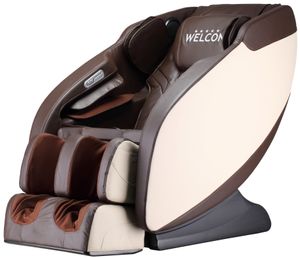 Massagesessel WELCON Prestige II Longlife Kunstleder braun / beige