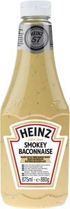 Heinz Smokey Baconnaise scharf rauchige Sauce Squeeze Flasche 875ml
