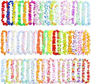 50 Stück hawaiianische Leis-Party-Dekorationen, 50 Stile hawaiianische Leis Bulk Hawaii-Blumen-Halskette für tropische Hawaii-Party-Themen-Strandparty-Zubehör, hawaiianische Nachtbar, Luau, Aloha 50 Stück hawaiianische Leis-Party-Dekorationen, 50 Stile hawaiianische Leis Bulk Hawaii-Blumen-Halskette für tropische Hawaii-Party-Themen-Strandparty-Zubehör, hawaiianische Nachtbar, Luau, Aloha