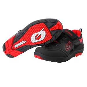 O'NEAL Unisex Mountainbike Schuhe Traverse Flat , schwarz rot, 36