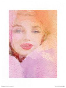 Frauen Poster Kunstdruck - Lady In Rose (40 x 30 cm)