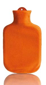 Wärmflasche Sänger mit Kontur-Bezug Orange