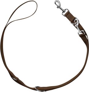 HUNTER verstellbare Führleine London Braun 20mm x 200cm