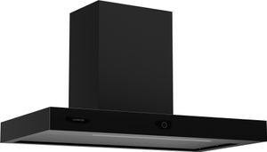 Klarstein SmartEdge - 90 cm nástenný digestor, WLAN & dotykové ovládanie, prietok vzduchu 550 m³/h, energetická účinnosť A+, LED osvetlenie, tichý chod 34 dB, čierny