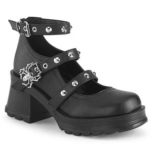 Demonia BRATTY-30 Ankle Boots Stiefeletten schwarz, Größe:EU-41 / US-11 / UK-8